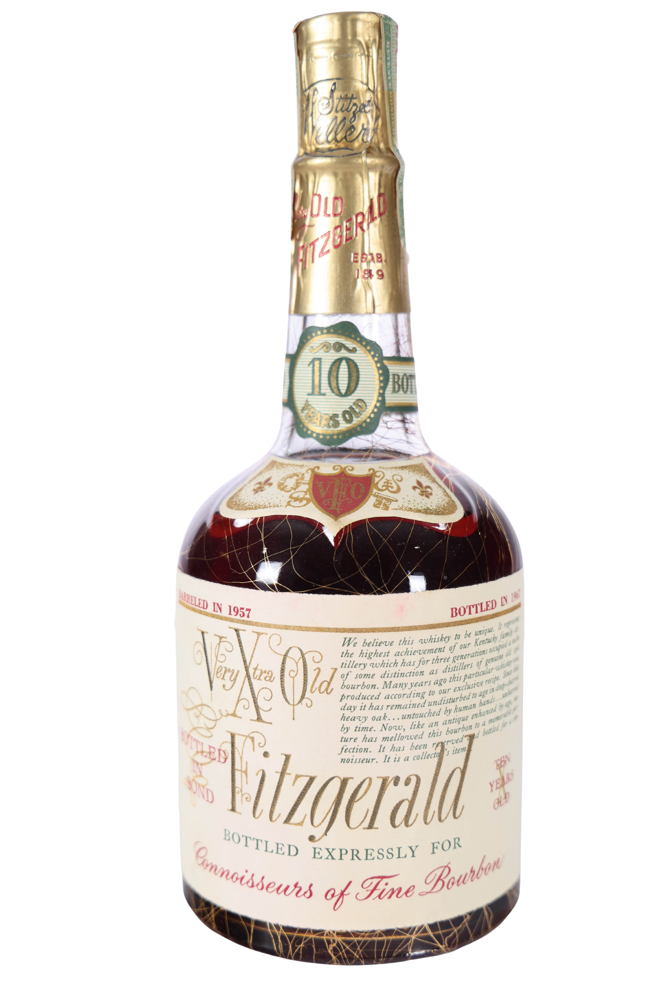 K*s様 ベリーベリーオールドフィッツジェラルド1957-1970 Very Xtra Old Fitzgerald 10 Year 1957-1967 (4/5 Quart) | Whiskey